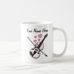Caneca De Café Presente para músico violinista violino de Casamen