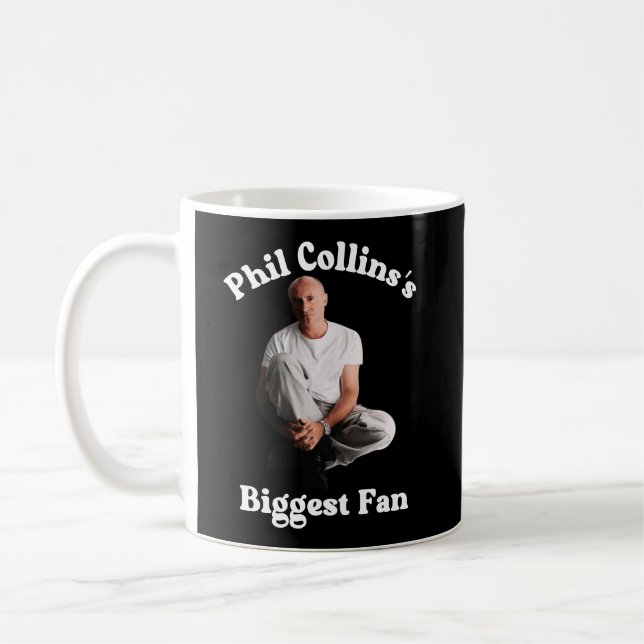 Caneca De Café Presente para o Maior Fã do Phil Collins Amante de (Esquerda)