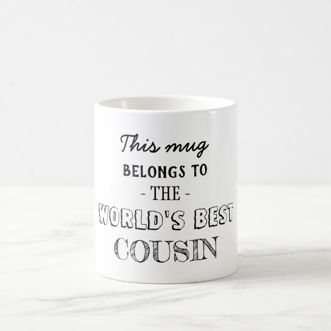 Caneca De Café Presente para o primo (Centro)