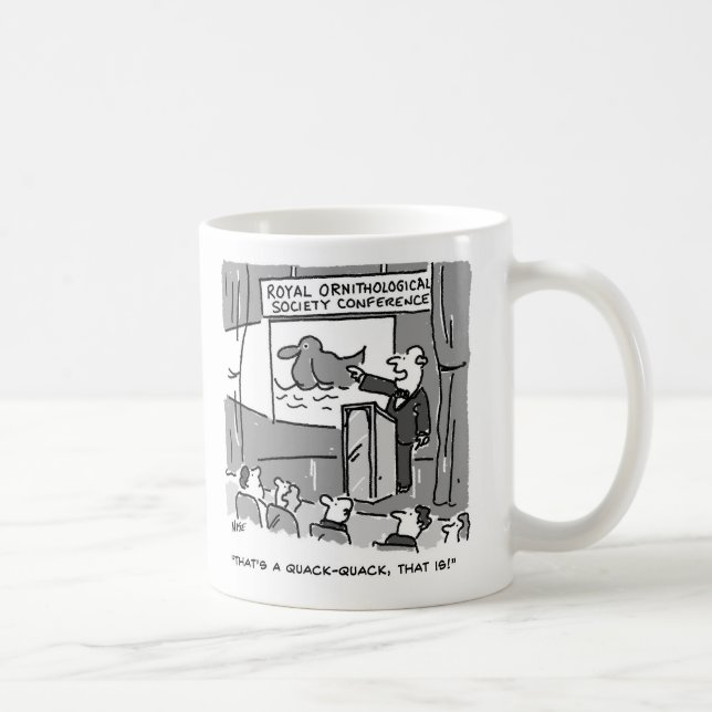 Caneca De Café Presente para Observador de Pássaros ou Ornitólogo (Direita)