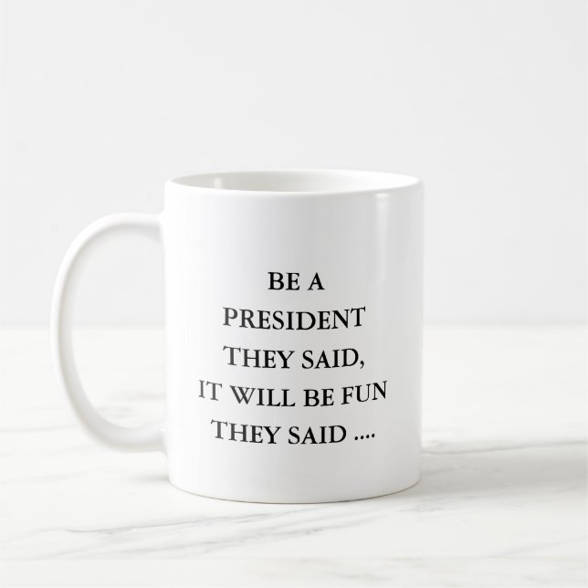 Caneca De Café Presente para Presidente, Ideia de Presente para P (Esquerda)