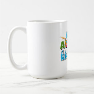 Caneca De Café Presente para Professor Eu Ensino Crianças Incrí