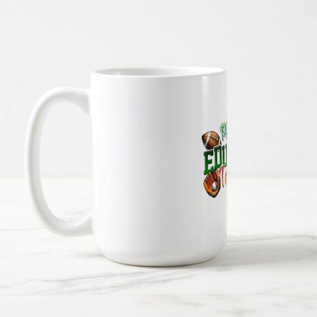 Caneca De Café Presente para Professor | Professor de Educação Fí (Esquerda)