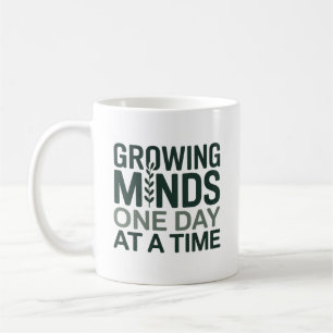 Caneca De Café Presente para Professores que Cultivam Mentes um D