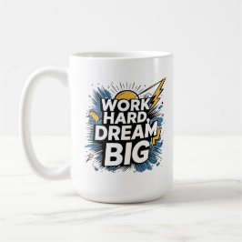 Caneca De Café Presente para Quem não Desiste - Trabalhe Duro Son