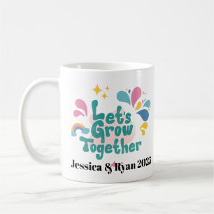 Caneca De Café Presente para saúde mental - Vamos crescer juntos