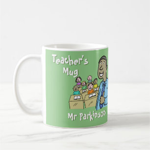 Caneca De Café Presente para um Professor Negro. Presente para Pr