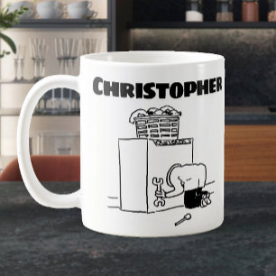 Caneca De Café Presente para um reparador de máquina de lavar co