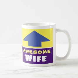 Caneca De Café Presente para uma Esposa Incrível