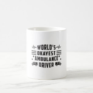 Caneca De Café Presente paramédico de condutor de ambulância ma