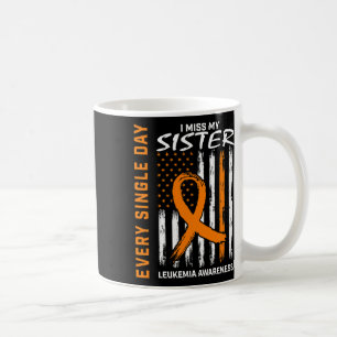 Caneca De Café Presente Perda De Leucemia Laranja Irmã Sensibiliz