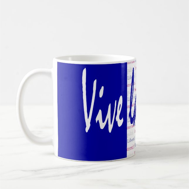Caneca De Café Presente perfeito para as pessoas que amam France (Esquerda)