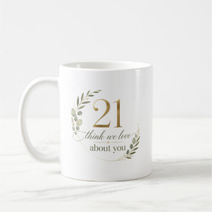 Caneca De Café Presente Personalizado 21 Coisas que Amamos em Voc