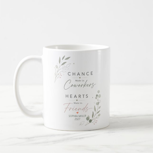 Caneca De Café Presente Personalizado de Aposentadoria e Amizade  (Esquerda)