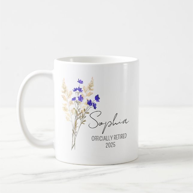 Caneca De Café Presente personalizado de aposentadoria, Presente  (Esquerda)