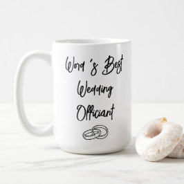 Caneca De Café Presente Personalizado de Casamento para o Celebra