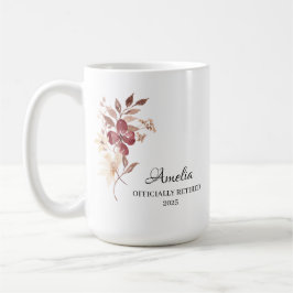 Caneca De Café Presente Personalizado de Feliz Aposentadoria