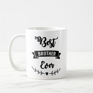 Caneca De Café Presente Personalizado de Irmão Mais Velho Nome Pe