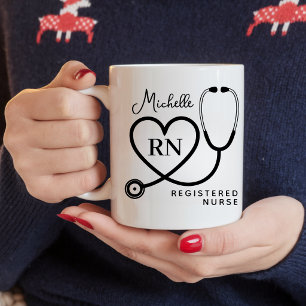 Caneca De Café Presente Personalizado de Médico para Aniversário