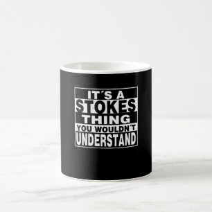 Caneca De Café Presente personalizado de sobrenome STOKES