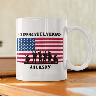 Caneca De Café Presente Personalizado do Exército Americano