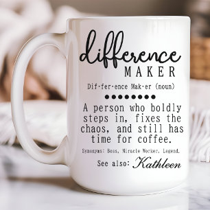 Caneca De Café Presente personalizado do fabricante de diferenças