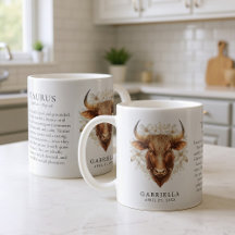 Presente Personalizado do Signo de Touro Horóscopo
