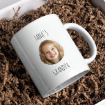 Caneca De Café Presente personalizado do vovô | Face do neto pers<br><div class="desc">Torne o dia do vovô especial com um presente personalizado com a fotografia do rosto do seu neto! Essa emocionada manutenção é a maneira perfeita de mostrar seu amor e apreço. Ideal para aniversários, feriados, ou só porque, este presente personalizado terá um lugar especial em seu coração por anos. Personalize...</div>