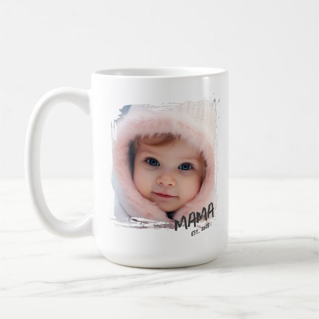 Caneca De Café Presente Personalizado Foto para a Mamãe (Esquerda)
