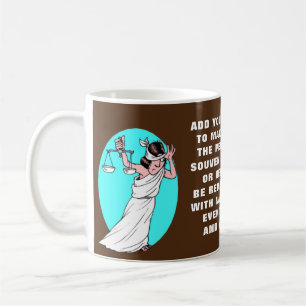 Caneca De Café Presente Personalizado Humor Justiça Advogado Engr