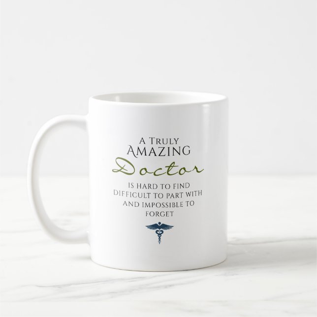 Caneca De Café Presente Personalizado Médico Incrível Difícil de  (Esquerda)