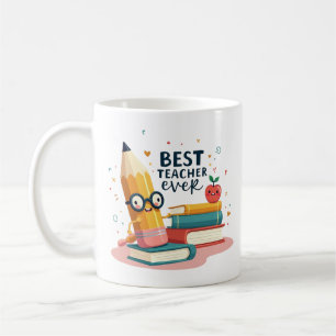 Caneca De Café Presente Personalizado Melhor Professor de Todos o