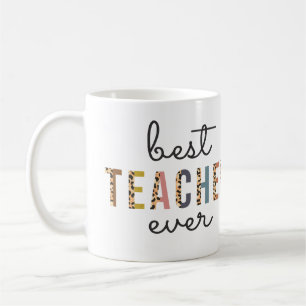 Caneca De Café Presente Personalizado Melhor Professor de Todos o