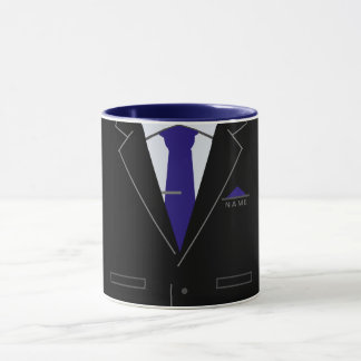 Caneca de Café Presente Personalizado Nome Negócio