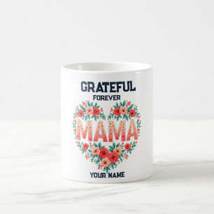 Caneca De Café Presente Personalizado para a Mamãe Design com N