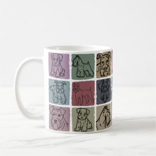 Caneca De Café Presente Personalizado para Amante de Schnauzer Mi
