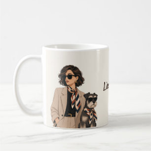 Caneca De Café "Presente Personalizado para Mãe de Cachorro" "Don