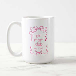 Caneca De Café Presente Personalizado para Mãe de Menina, Present