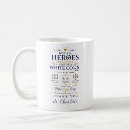 Caneca De Café Presente Personalizado para Médico | Apreciação da