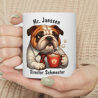Caneca De Café Presente personalizado para o Bulldog de Café Mug