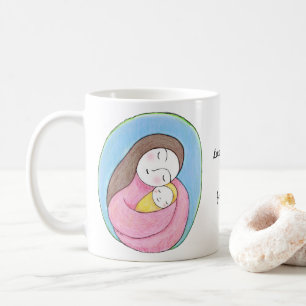 Caneca De Café Presente personalizado para o Dia das Mães para Ma