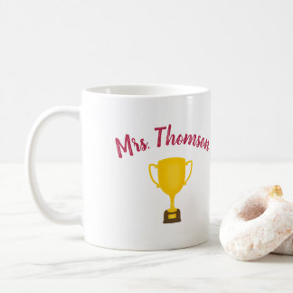 Caneca De Café Presente personalizado para professor, Melhor prof