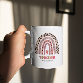 Caneca De Café Presente Personalizado para Professor, Professor A