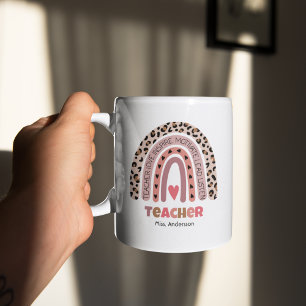 Caneca De Café Presente Personalizado para Professor, Professor A