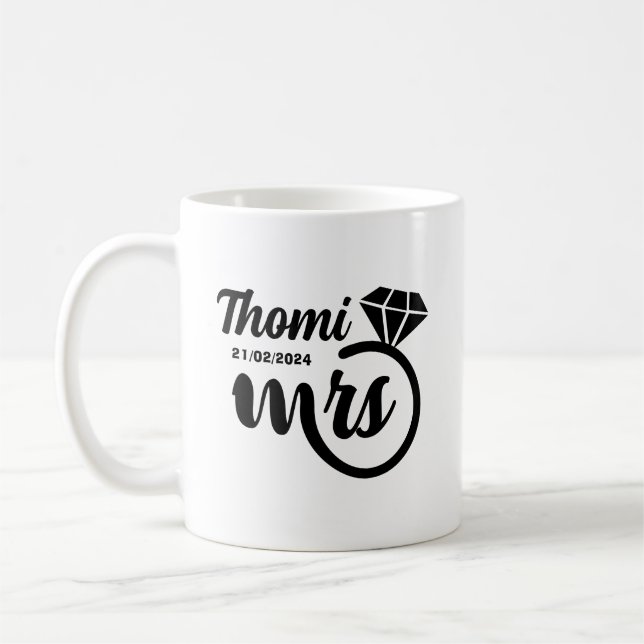 Caneca De Café presente personalizado para Sra. elegante (Esquerda)