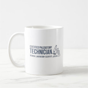 Caneca De Café Presente Personalizado para Técnico de Flebotomia 
