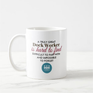Caneca De Café Presente Personalizado para Trabalhador de Docas