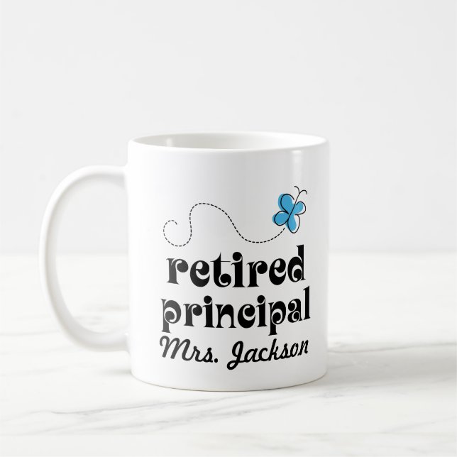 Caneca De Café Presente personalizado principal aposentado (Esquerda)