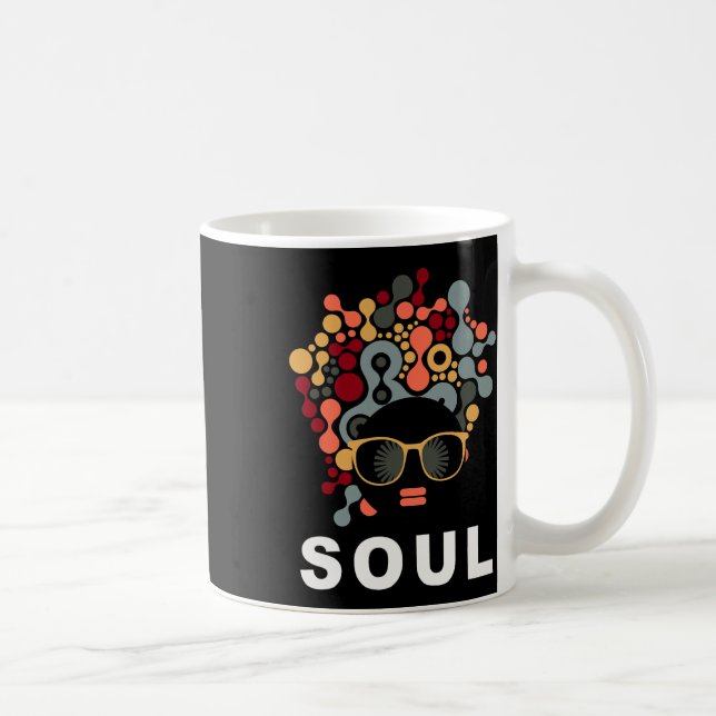 Caneca De Café Presente Poder História Negra Melanina Americana A (Direita)