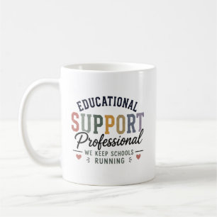 Caneca De Café Presente profissional de apoio educacional persona